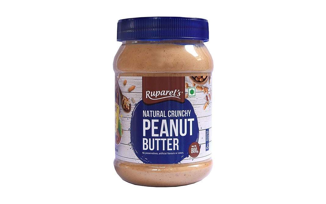 Ruparel's Natural Crunchy Peanut Butter   Jar  800 grams